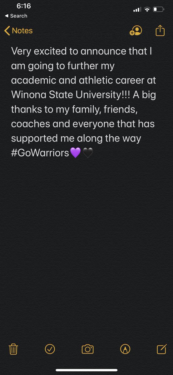 sam_mcenelly's tweet photo. #GoWarriors💜🖤 https://t.co/yfFe0nLPa5