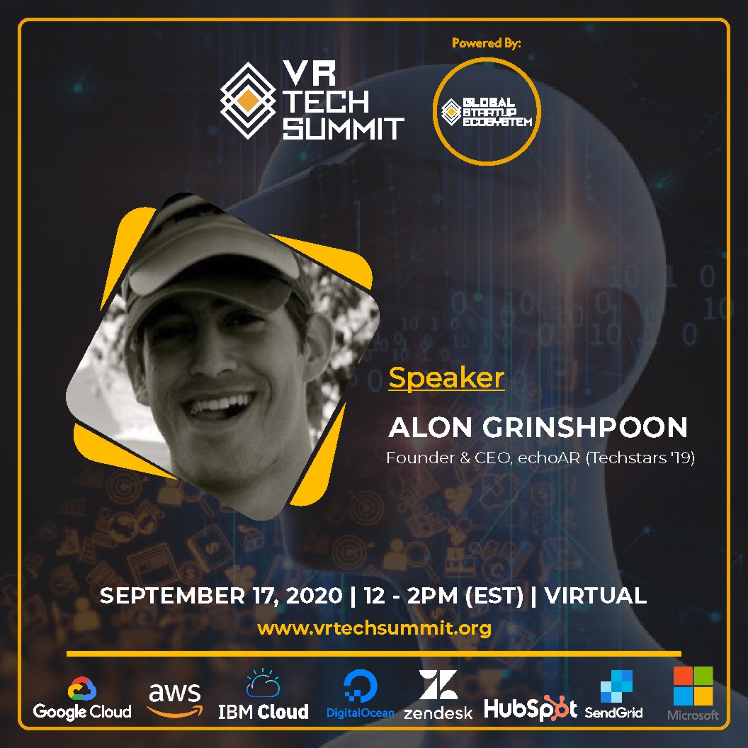 AlonGrinshpoon's tweet image. I'm speaking at the 2nd annual VR Tech Summit - a virtual program on September 17th. Join us and RSVP for FREE here: 

us02web.zoom.us/webinar/regist…

#VRTechSummit
#VirtualSummit
#AR #VR