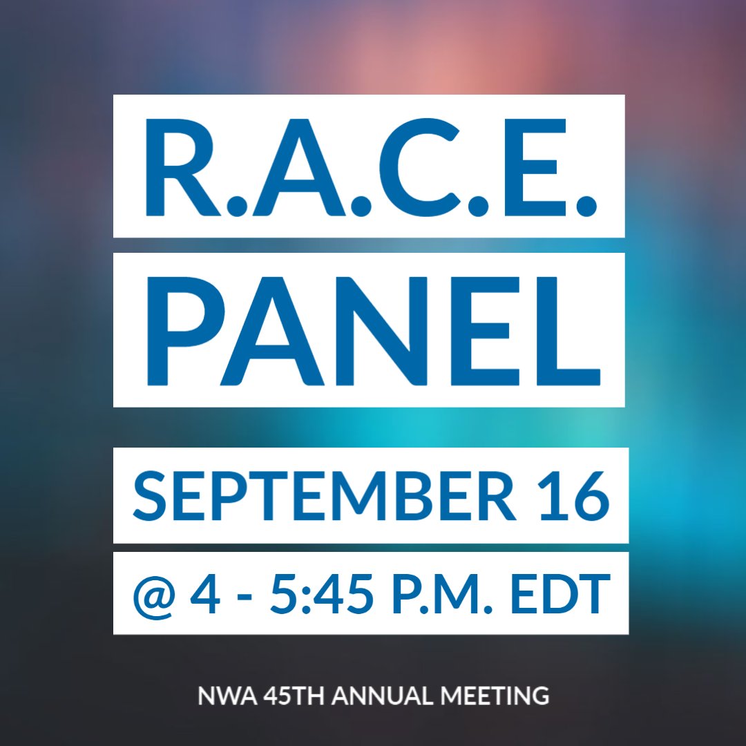  #NWAS20 R.A.C.E. Panel: There will also be a moderated group conversation about the importance of individual change & the ways in which it creates a culture of authentic inclusion & diversity in the workplace, a healthy & profitable business, & a more equal & just society.
