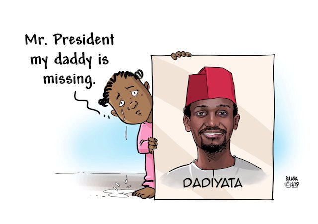 MubailuG's tweet photo. —Dadiyata - a govt. critic on social media was abducted by gunmen, at home, in Barnawa #Kaduna, in the presence of his family.
—Nothing has been heard about him for over a year now. 
—His family is going through the slow anguish of not knowing his fate.
—Where is Dadiyata?? https://t.co/2svPF4zsZI
