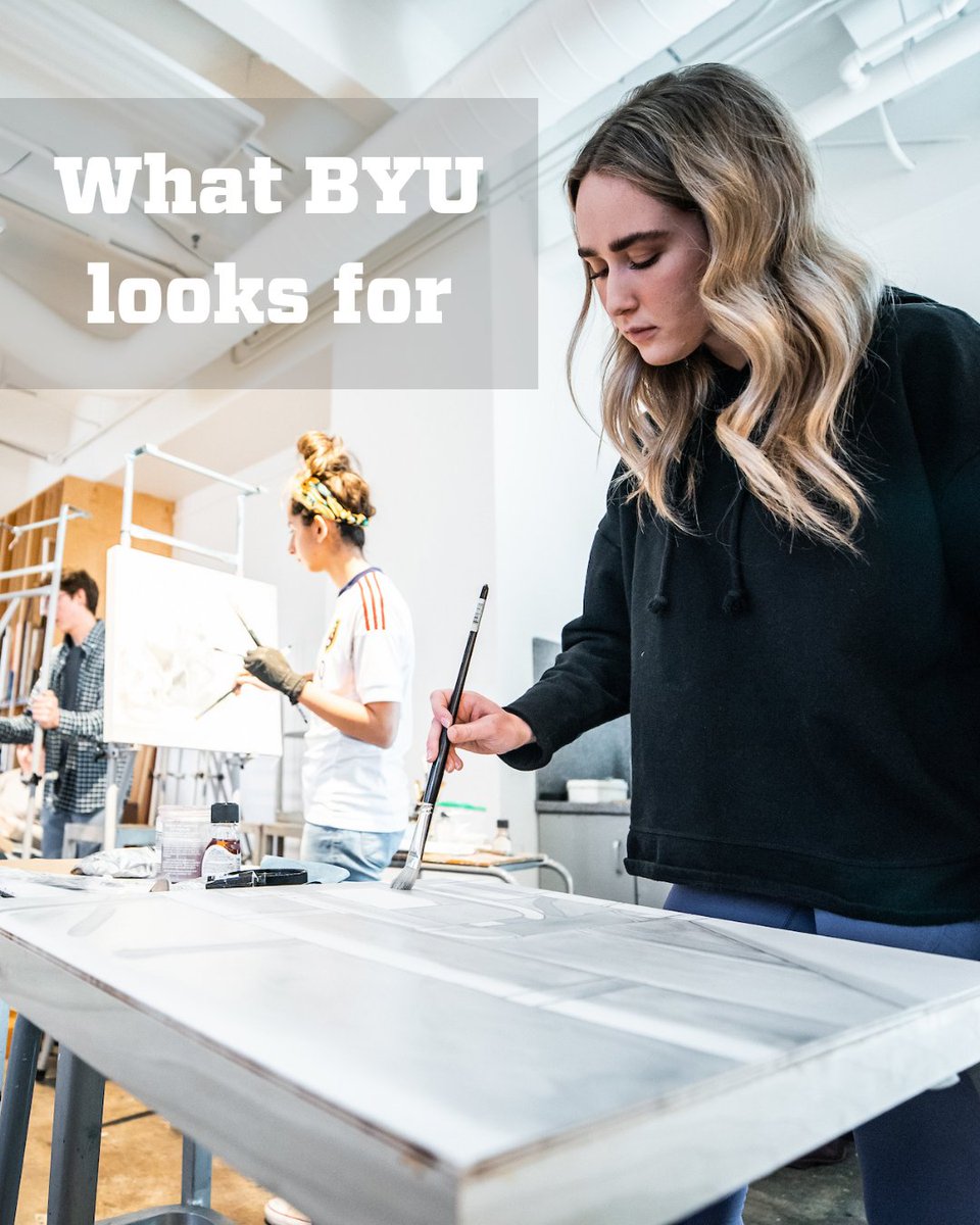 byuadmissions's tweet photo. Your application, including your essays, should demonstrate your preparation in these four areas (aligning with the aims of BYU). #applicationszn #BYUbound
(thread) https://t.co/31hU7olI2A
