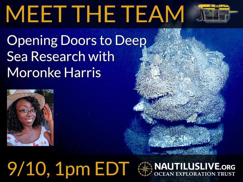 Join us for a LIVE discussion exploring #NautilusLive pathways to deep sea science. 

Tune in on our Facebook page or YouTube channel to ask questions for the presenters in real time: facebook.com/nautiluslive/v…