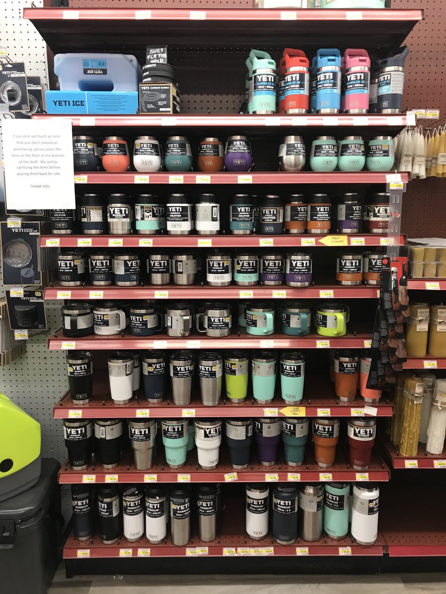 pollockshh's tweet photo. Here’s How you can satisfy your need for Yeti latest colours #pollockshh #shoproncy #homehardware https://t.co/trWUMbW6fe