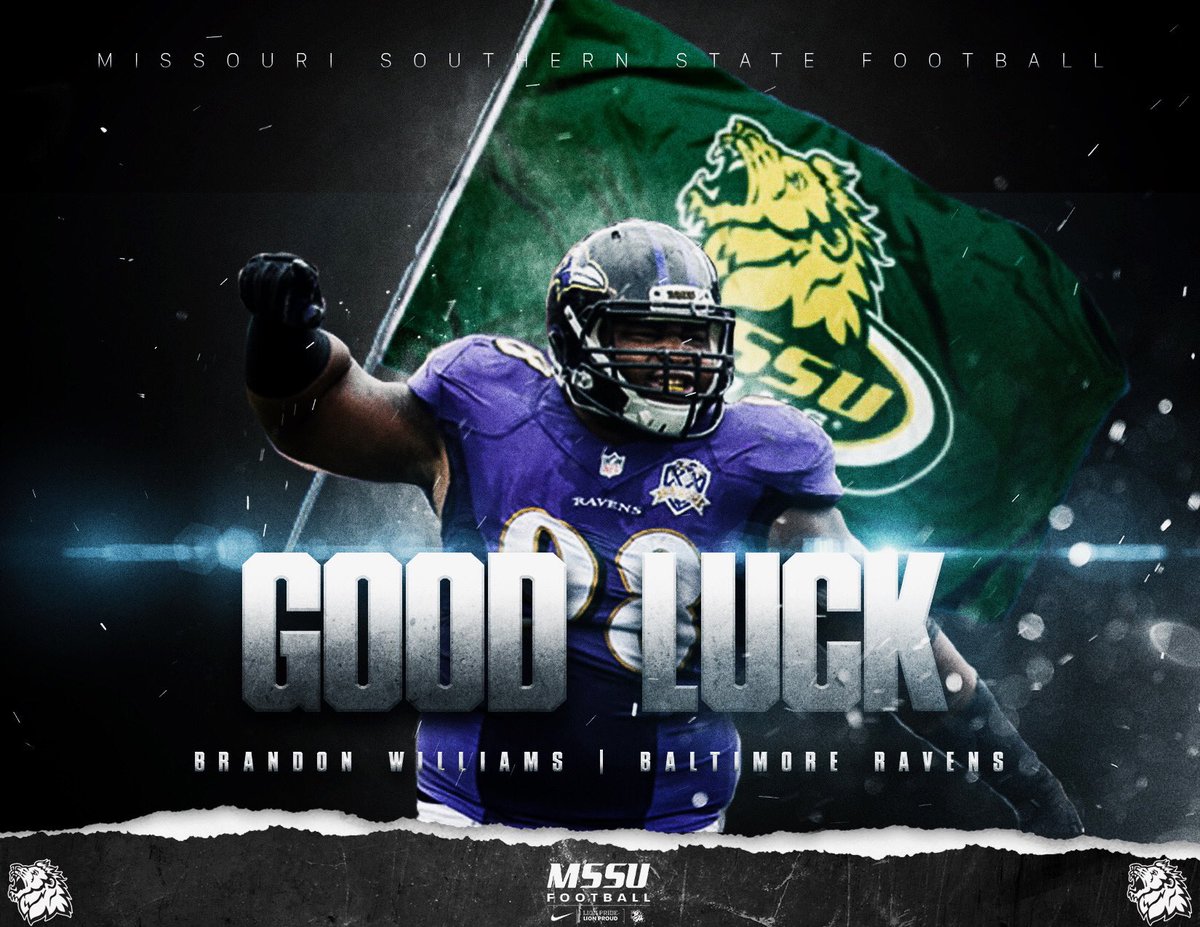 Good luck this season <a href="/BrandonW_66/">Brandon Williams</a>! #ThePride