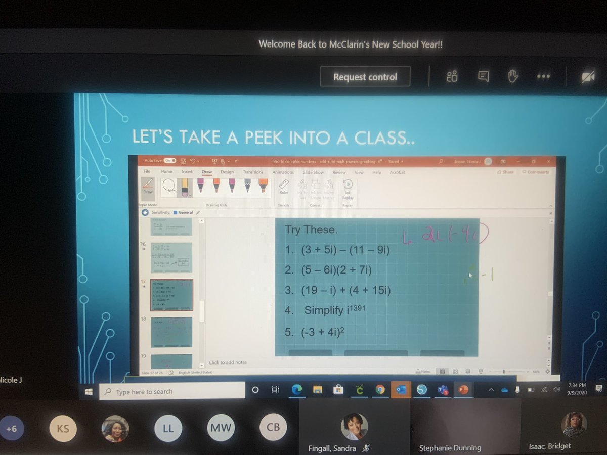 Our first parent meeting of the 2020-2021 school year was a success! Thank you <a href="/McClarinHS/">McClarin HS</a> parents, faculty, and staff for joining us this evening. Parents got an opportunity to learn more about our school and even “took a peek” into one of our virtual classes.  <a href="/DrTamaraCandis/">Dr. Tamara Candis</a>