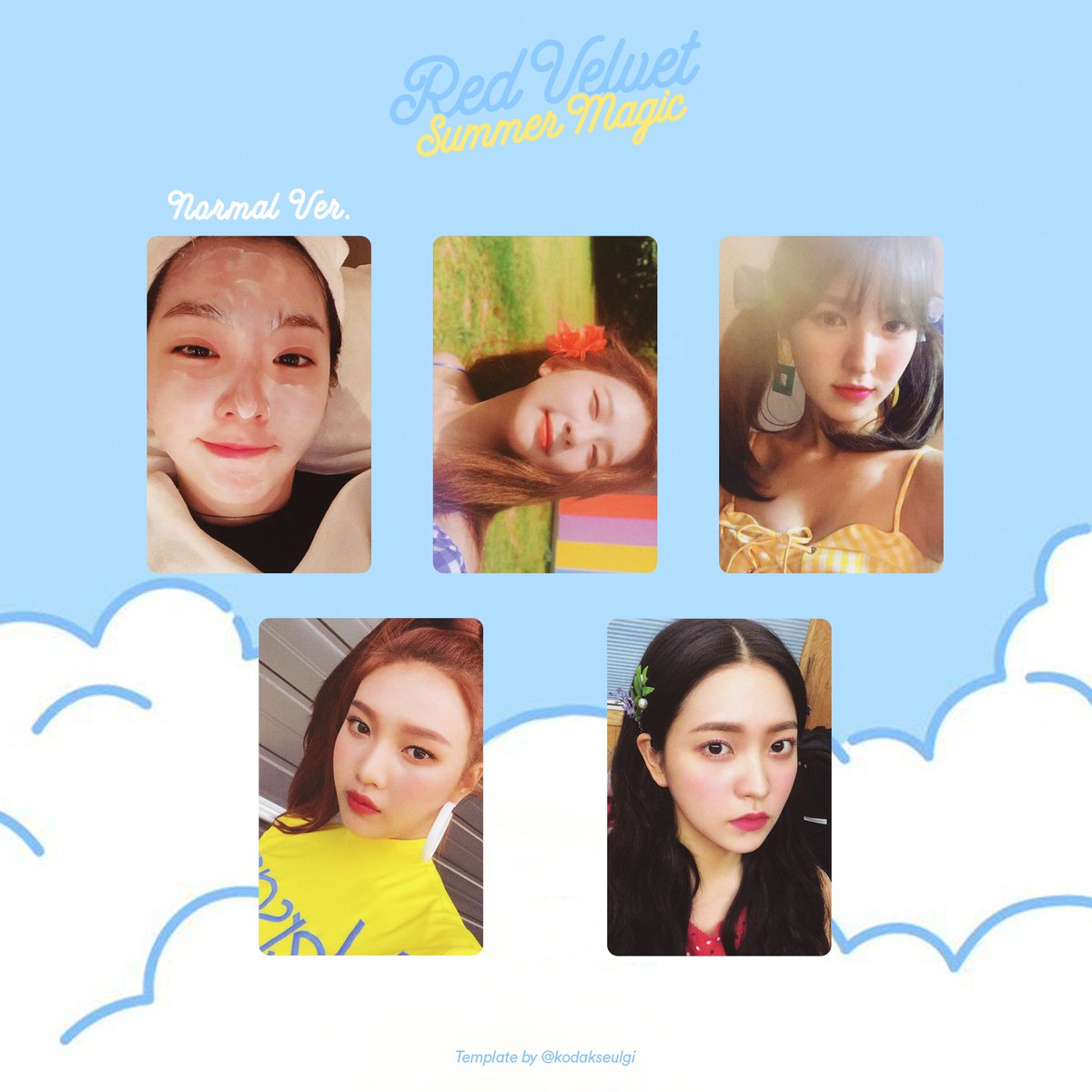 1/3] Red Velvet - Summer Magic Official Photocards/PC (2018