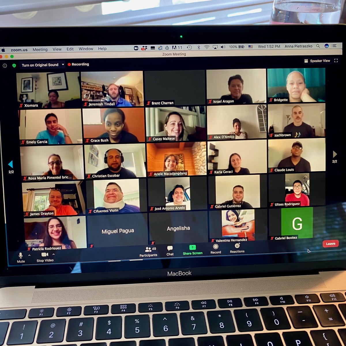 MiaMusicProject's tweet photo. Virtual programming is off to a great start! Look at the smiling faces on our Teaching Artists! We are very excited to launch another music-filled year with our kids! #composingbetterlives
#afterschoolprogram #Miami https://t.co/tnx8dxKXKo