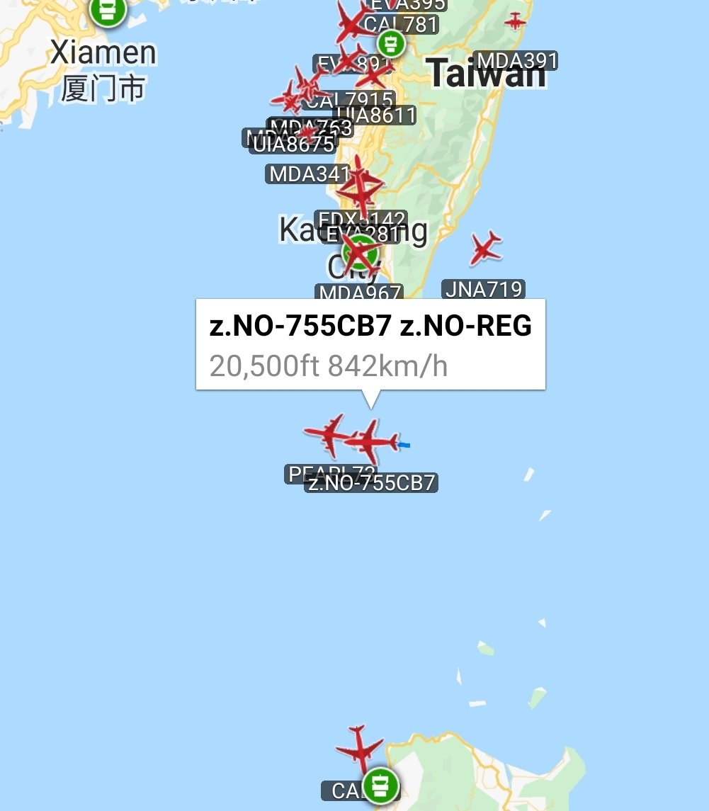 is_keelu's tweet photo. Possible RC-135 with #PEARL73?
False Hex #755CB7 https://t.co/x2r3CR4dOP