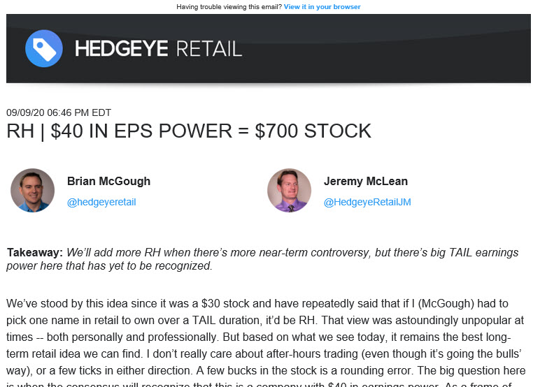 HedgeyeRetail tweet picture