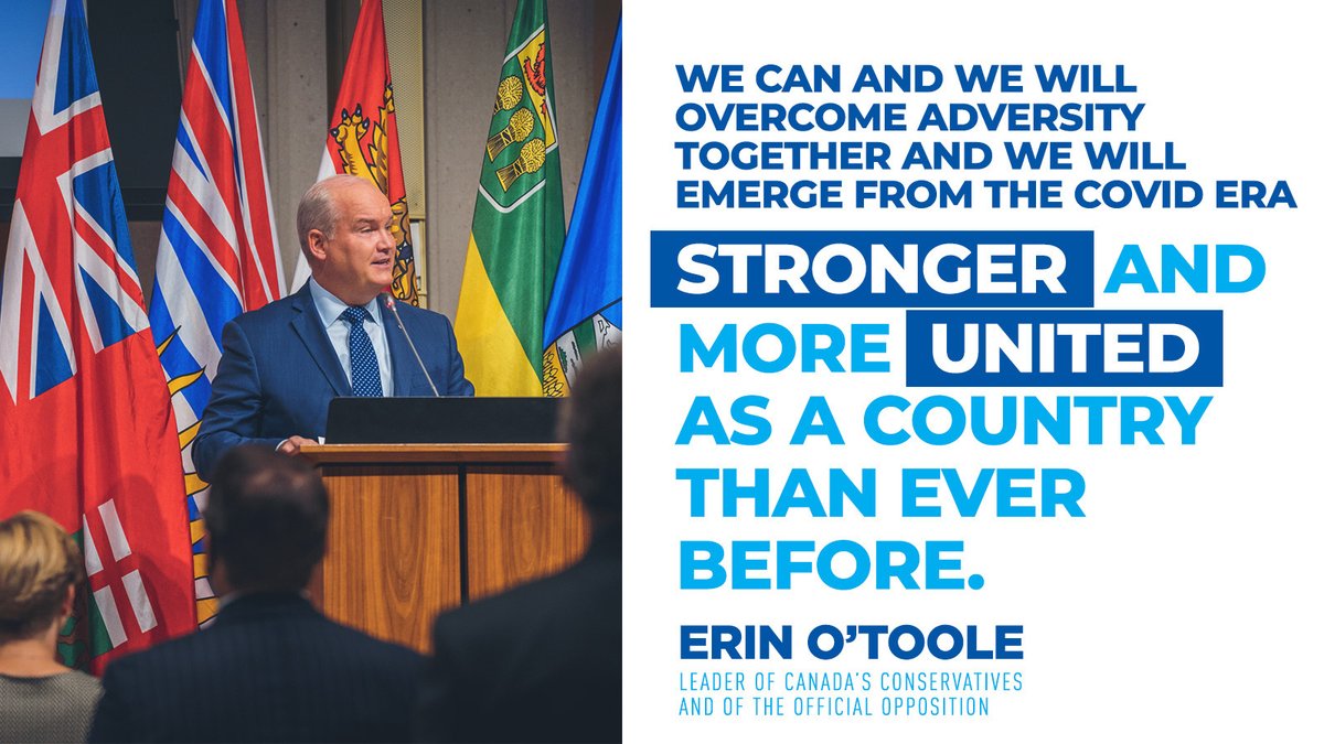 erinotoole's tweet photo. The world needs more Canada, Canada just needs less Trudeau. 🇨🇦 https://t.co/Q9Ue6tqwXN