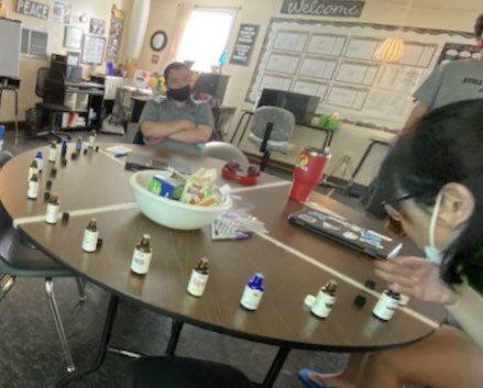 These <a href="/WorkshopWildcat/">Wildcat Workshop</a> workers mixed a little #science with #VocationalLearning . Mixing some essential oils and sugar to make some body scrubs! <a href="/jj_bash/">Jj Bash</a> <a href="/MrsBreckRHHS/">Cassie Breckenridge</a> <a href="/SuMu72/">Susan Mulligan</a>