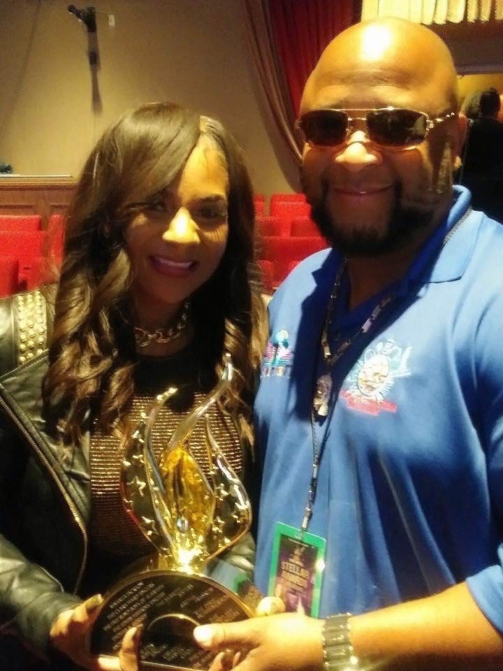 ME AND ISABEL DAVIS RIGHT AFTER WINNING HER FIRST STELLAR AS NEW ARTIST OF THE YEAR