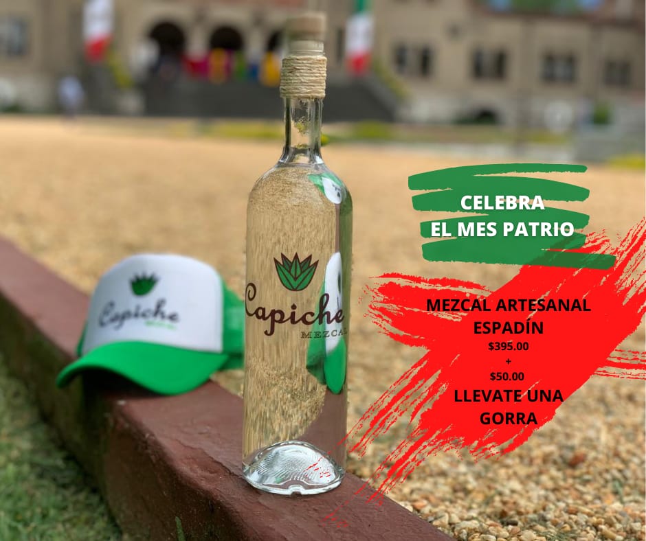CapicheMezcal's tweet photo. Celebra el Mes Patrio con Mezcal Capiche. 🇲🇽
A partir de la tercera Botella te regalamos una Gorra Mezcalera. 
Mándanos Inbox o Coméntanos.
Envíos a toda la República.
#Mezcal #Mexico #Mezcalero https://t.co/Mx2z29IMGF