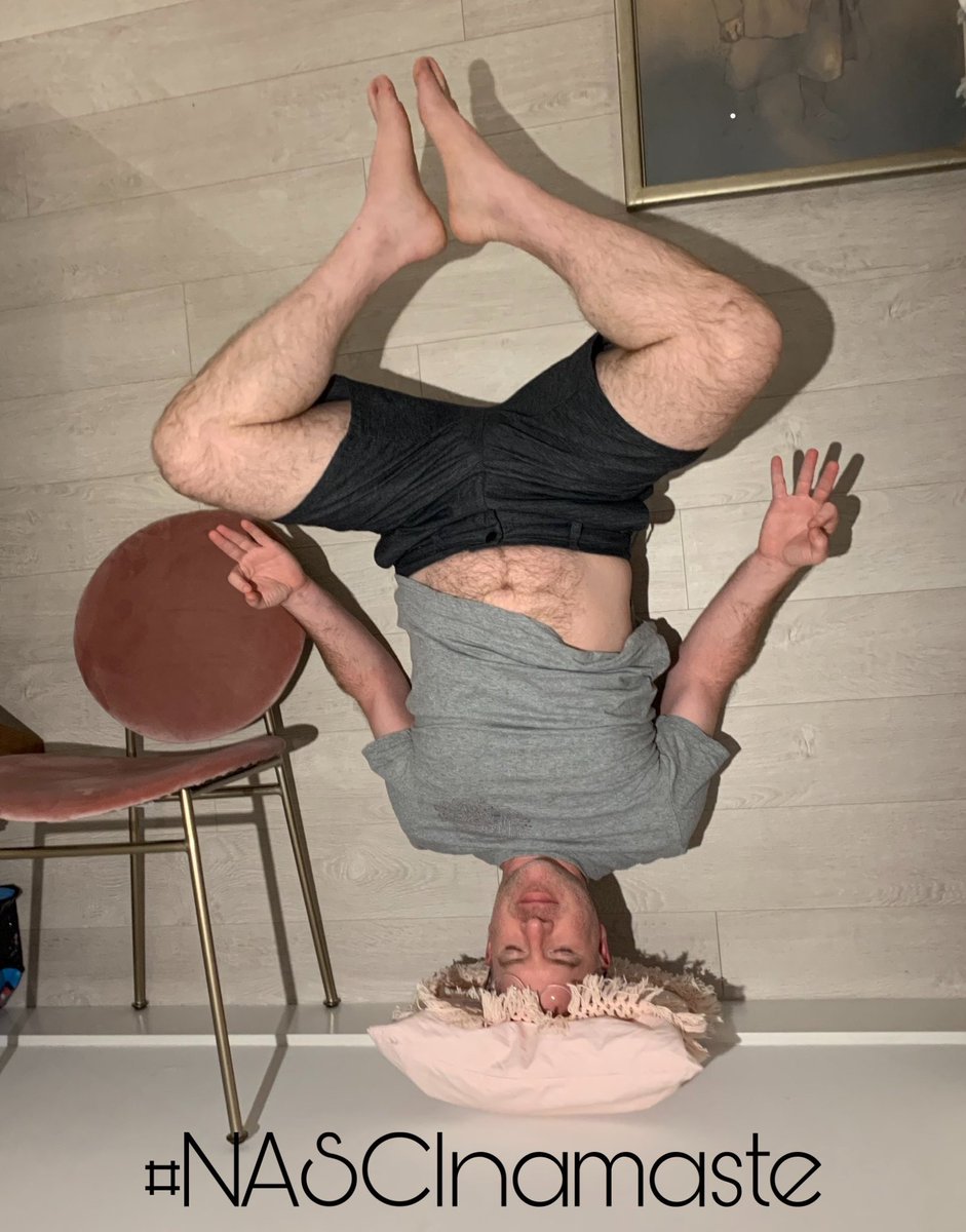 kirschj's tweet photo. Getting ready for this weekend’s #NASCInamaste @NASCISociety #nasci2020 Yoga session with @purviparwani and @eddiestern 

@purviparwani @DanielVargasMD @karen_ordovas @EricWillMD @DennieCarole hope you guys are ready for the downward dog throw down! (👇🏻one of my easiest poses). https://t.co/0JtwIEbE04