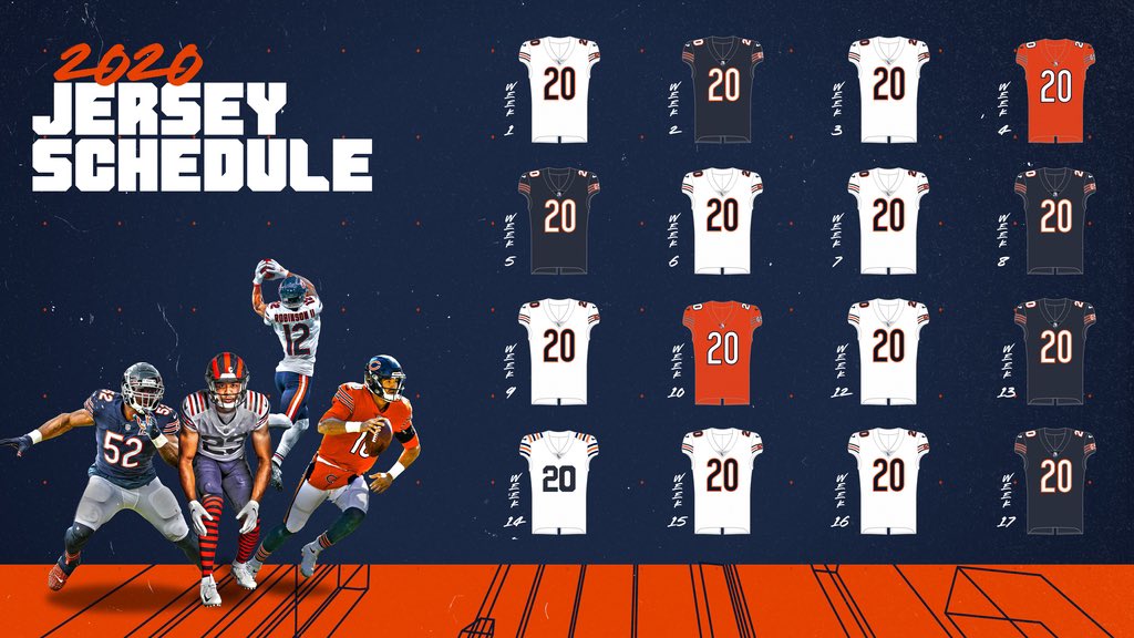 bears jerseys 2020