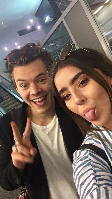 a thread of harry doing the  smile