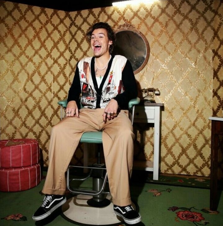 a thread of harry doing the  smile