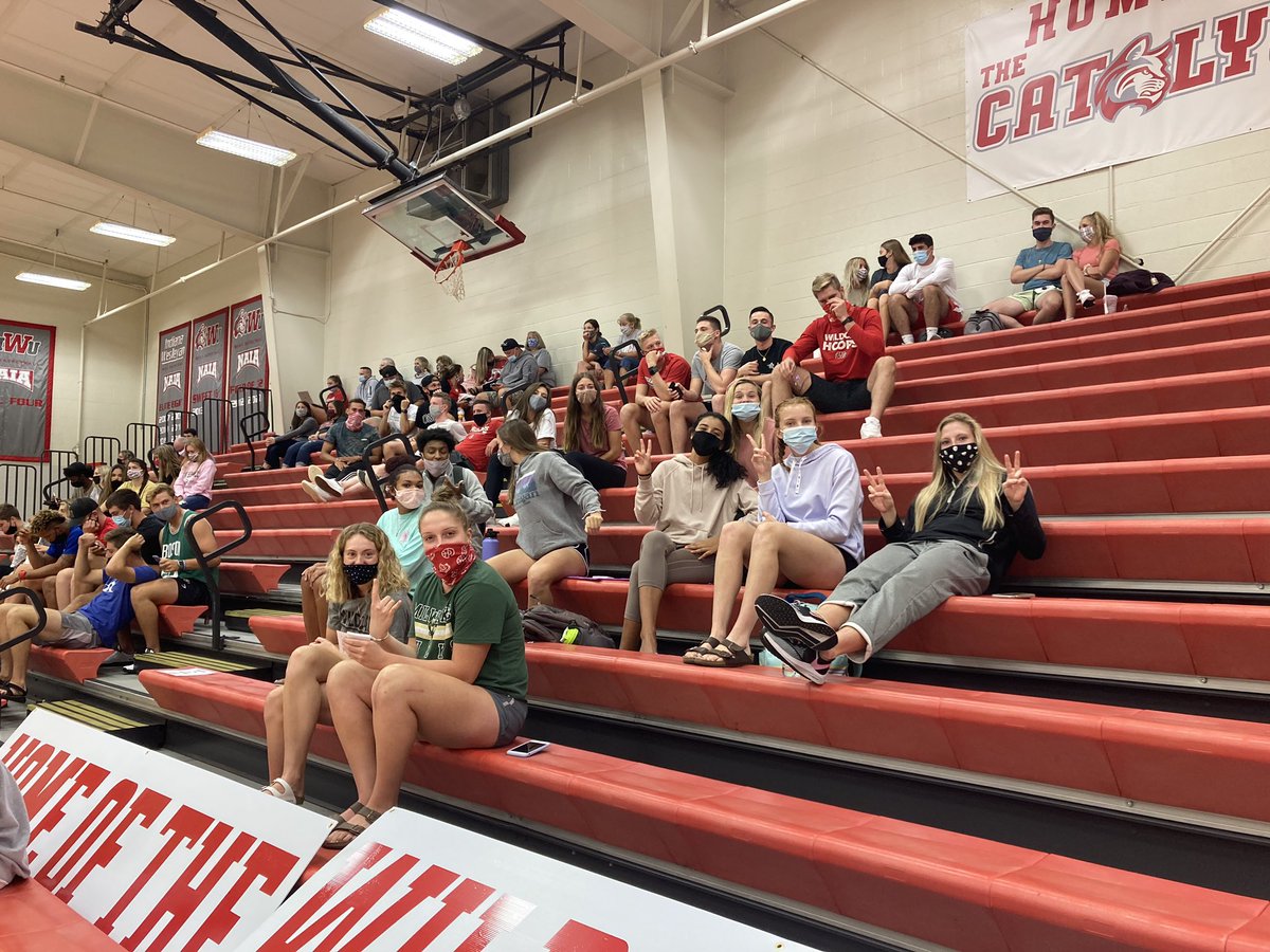 IWUWildcats's tweet image. Thank you to our FANS for masking up and keeping Wildcat Country safe!

#18Teams1Program