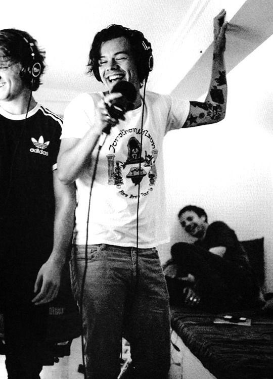 a thread of harry doing the  smile