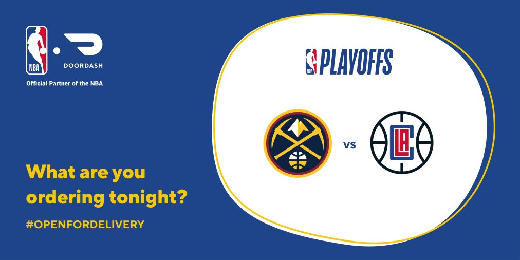 DoorDash's tweet image. We have a sudden craving for some chicken nuggets as we get ready for today&apos;s game on @ESPN at 9:00pm ET! #OpenForDelivery