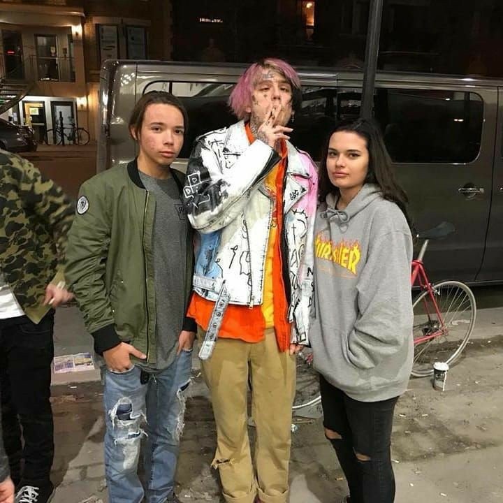 lil peep with fans; a thread <3