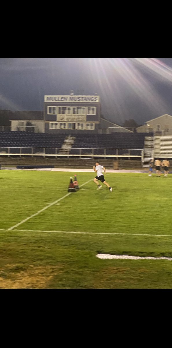 I’d like to thank ponderosa hs and Mullen hs and anyone else who helped put on the combine on Friday the 28th.  It was fun to be with my fellow seniors under Friday night lights.