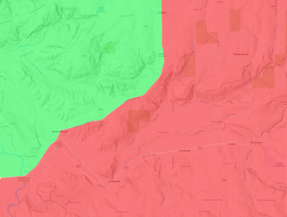  #ClackamasWildfires  #alertBREAKING: The Level 3 evacuation area has just expanded west of Colton up to Beavercreek Road, north to Ridge Road.See  @clackamascounty ’s fire-evacuation map for additional details. Put in your address to confirm: https://ccgis-mapservice.maps.arcgis.com/apps/webappviewer/index.html?id=fe0525732f1a4f679b75a5ccf1c84b30