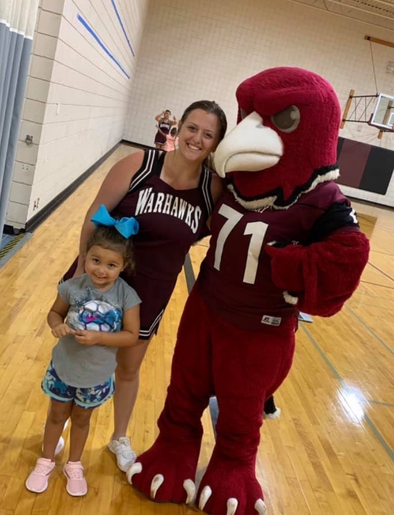 It’s War Hawk Wednesday y’all and it’s about time you meet on of our Co-Captains Abby Trammell! Abby is a senior all-level physical education major and a four year member of the team. Fun fact Abby wears a size 2.5 kid’s shoe!