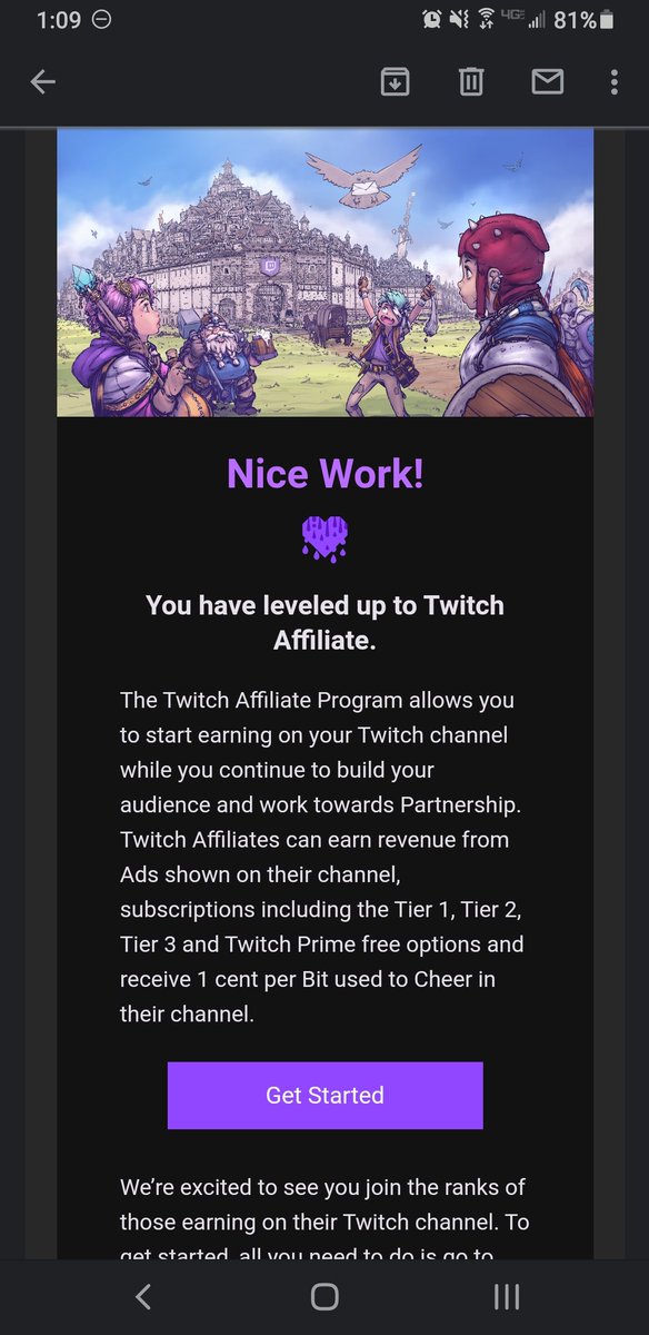 Eric7String's tweet image. And as if the night couldn't get any better... I am at a loss for words right now. Thank you to everyone who made this possible. I love each and every one of you. More than words can explain. #twitch #affiliated