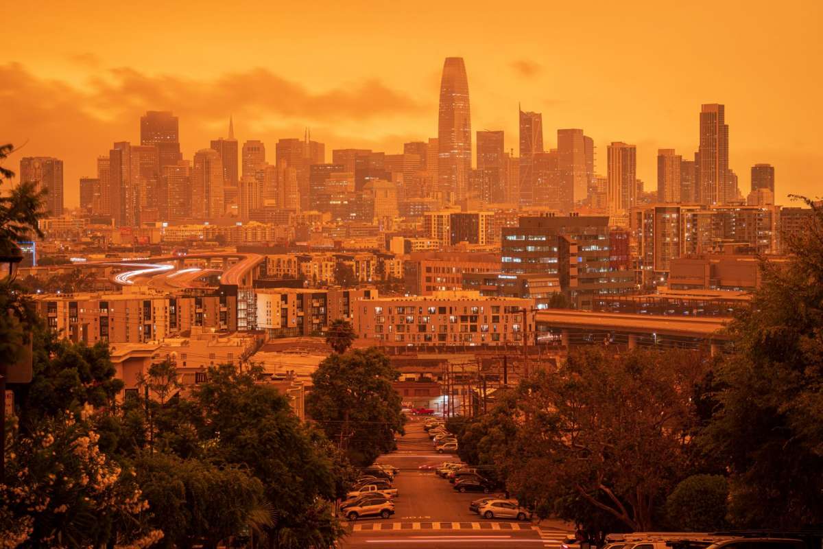 火星のようだ 終わらない夕方 今 サンフランシスコは山火事でリアル ブレードランナーの世界線へ Togetter