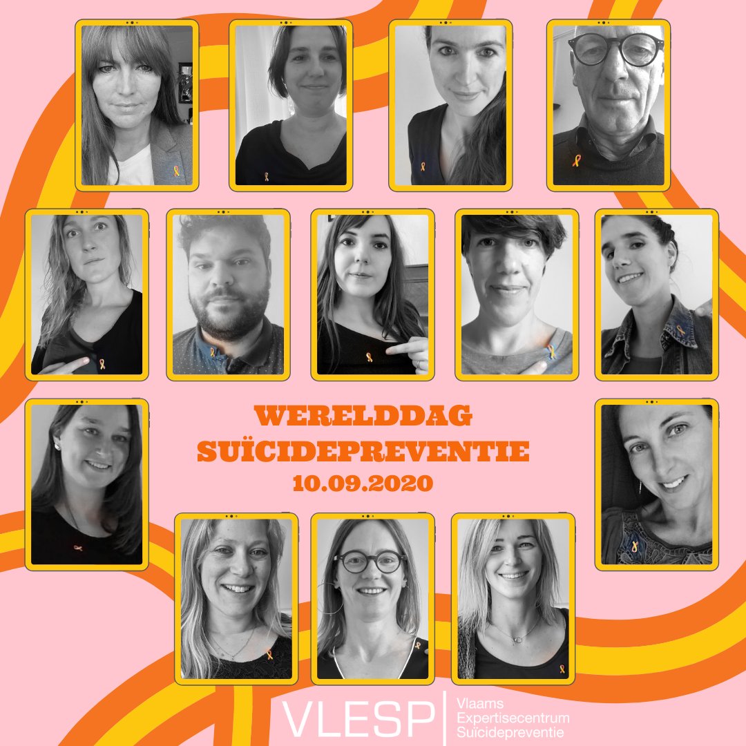 Vandaag is het Werelddag Suïcidepreventie #WSPD2020 Met het VLESP team zetten we ons elke dag in voor de preventie van suïcide. Ons motto? "Samen kunnen we zelfdoding voorkomen" Kijk hoe ook jij kan helpen: zelfmoord1813.be/wspd