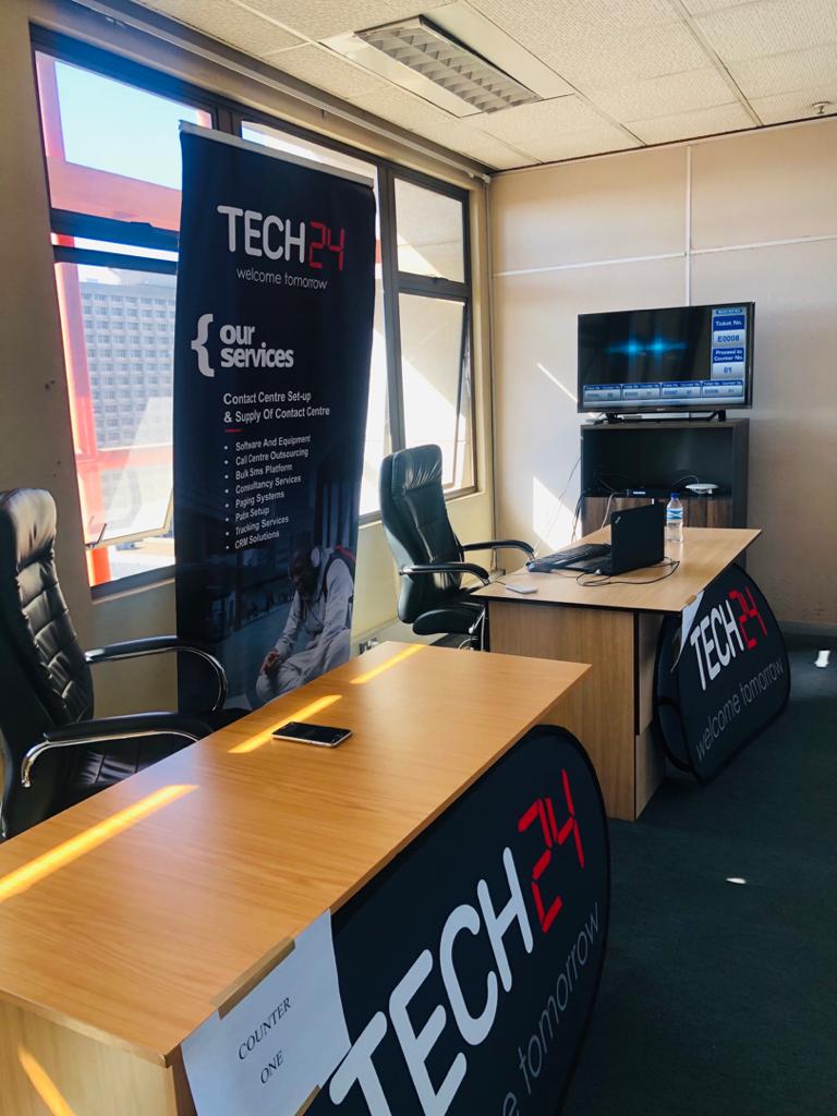 GroupTech24's tweet photo. #ThrowbackThursday to our Tech24 Group Demo room where we have our Queue Management System (QMS) set up.
For more information about a QMS Demo and more contact us:
info@tech24group.com
https://t.co/XN6pcZjeIX
#ThrowbackThursday #offices #tech24group #demo #demoroom https://t.co/DPqGySN5WA