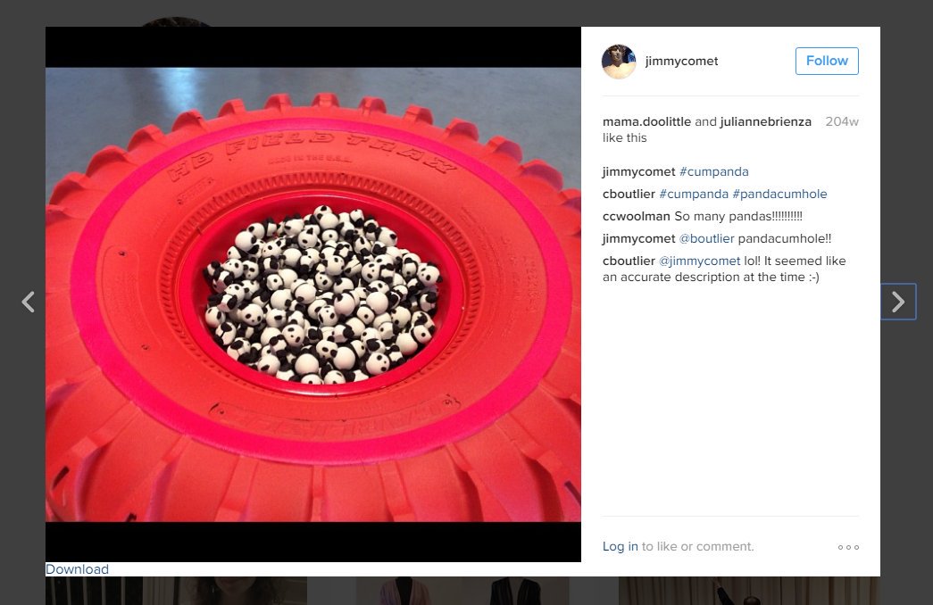 JimmyFalk5's tweet photo. @SGTreport @DonaghGordon #PizzaGate
#PedoGate
James Alefantis (Jimmycomet) Instagram postings...
#cumpanda
These people are sick.
#PizzaGate
#PedoGate
#TheGreatAwakening https://t.co/w5sgXQJVMx
