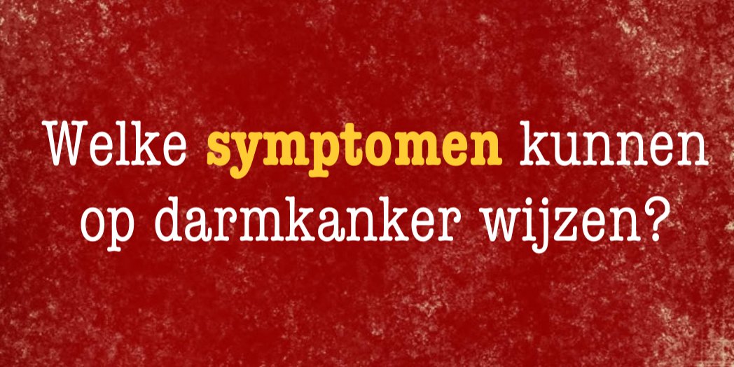 Jij weet het wellicht, maar weten je #volgers het al?!
“Welke symptomen kunnen op darmkanker wijzen?”

Dank voor RT #kennisdelen 💙

(=meest gelezen <a href="/StopDarmkanker/">Stop Darmkanker</a> pagina👇)

stopdarmkanker.be/wat-is-darmkan…