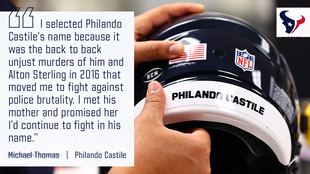 New additions to the helmets.  #ItTakesAllOfUs |  #WeAreTexans  