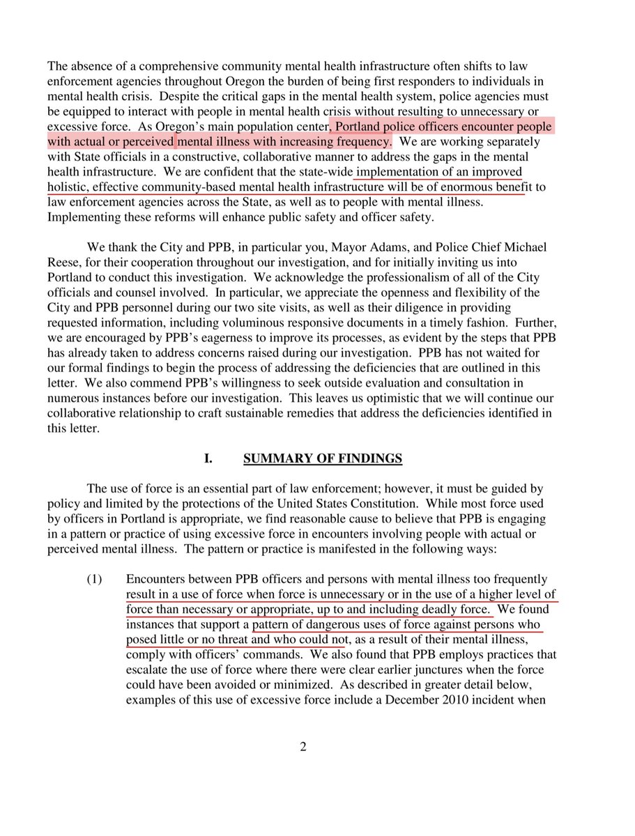 Sorry had a tiny family matter - someone is gonna get grounded for lifethis is public info, Sept 2012 DOJ letter/Report to Portland 12/2010multiple officers resorted to repeated closed-fist punches and repeated shocking of a subject who was to be placed on a mental health hold.