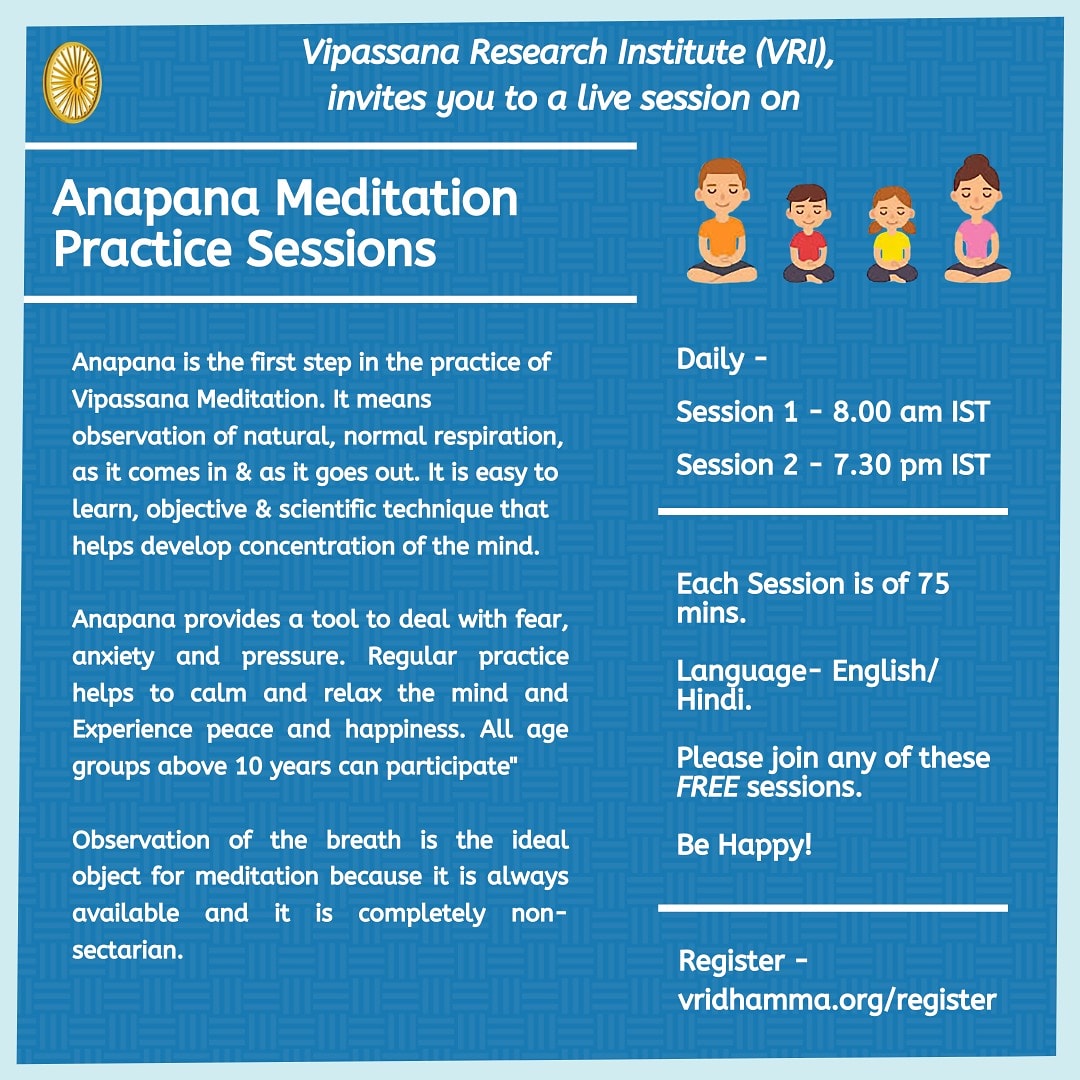 vridhamma.org.

#Buddha #Dhamma #Sangha #Vipassana #Meditation #SayagyiUBaKhin #SNGoenka #Anapana