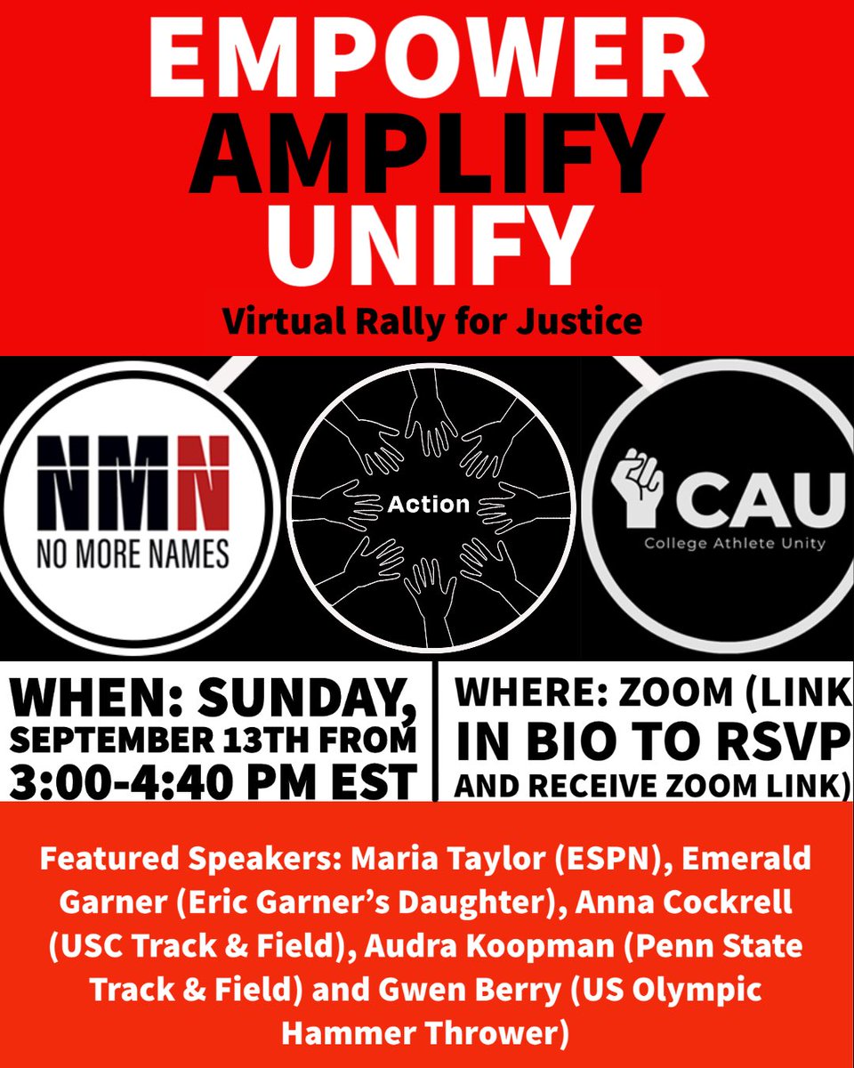 College Athlete Unity (@cau4justice) on Twitter photo 