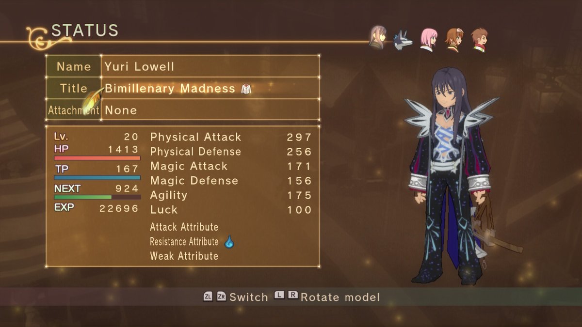 I JUST FOUND OUT HOW TO CHANGE UR OUTFIT WHY ARE YURI'S OUTFITS ALL SO TERRIBLE #TalesofVesperia