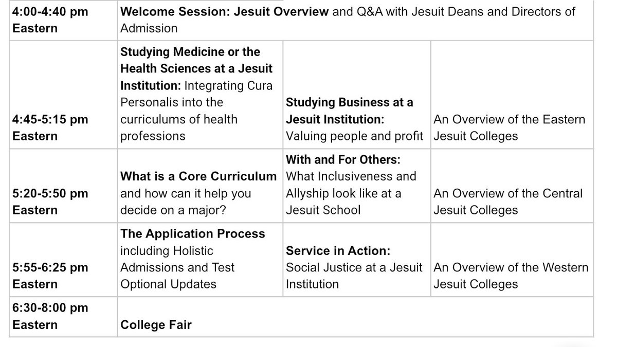 2️⃣ weeks until our first Virtual JET and we wanted to let you know that this event is more than just a college fair! Join us for group presentations and panels from 4:00-6:30 pm EST followed by a fair from 6:30-8:00 pm. Registration details coming soon!