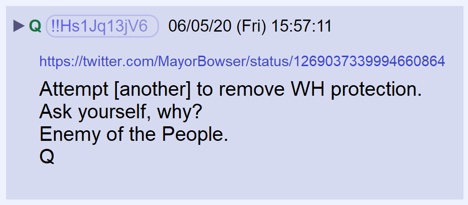 16) Why would the Mayor want to remove protective services from the capitol?