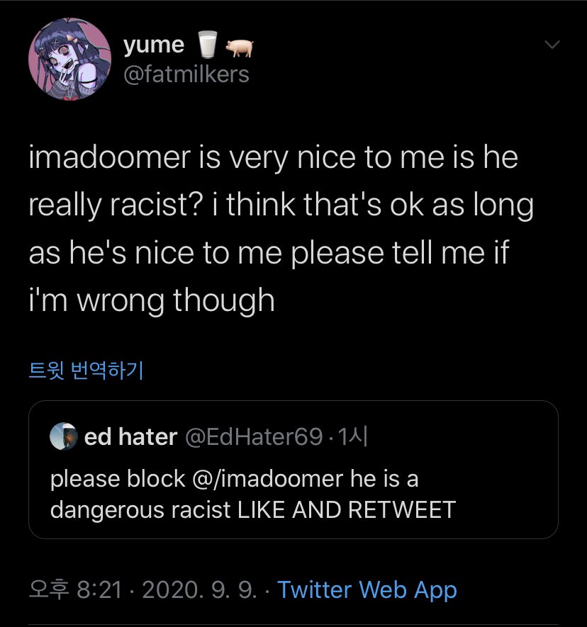 iKissAkira's tweet photo. tw // ableism , gore , racism , fatphobia , transphobia

please block @fatmilkers and put them on ur blocklists again they were lying about being a person with autism so they could be excused for their racism and posted gore without a tw. theyve also been exposed for being + https://t.co/TETZQnakah