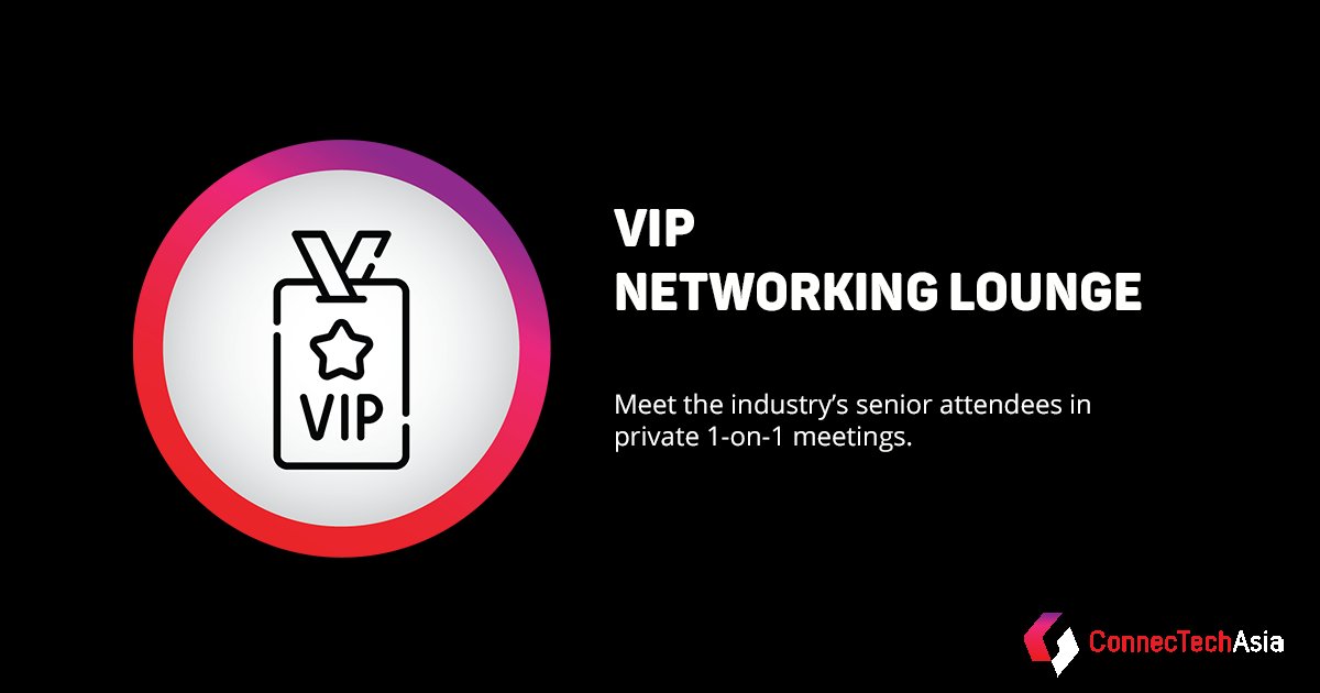 communicasia's tweet image. Meet industry leaders and C-suite executives at this year’s exclusive VIP networking lounge, 1-on-1 or in  a group setting – virtually of course. #newnormal #safedistancing #ConnecTechAsia 

Register to visit here: bit.ly/3kbwt4P