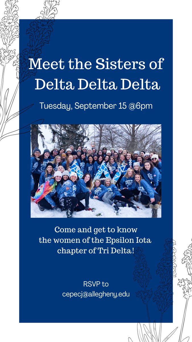 ACTriDelta's tweet image. Mark your calendars! 💙