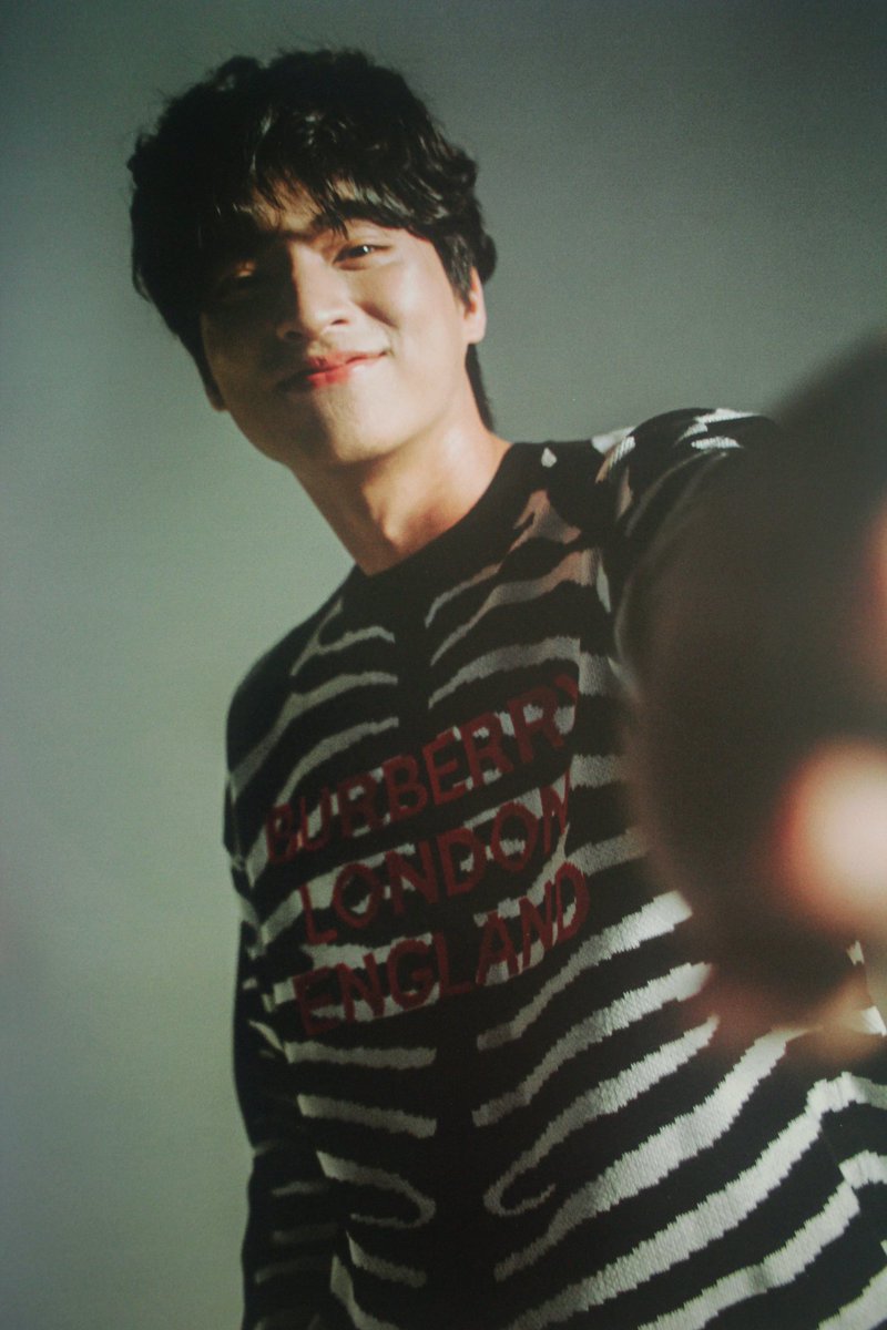 whether he's aware of it or not, the light and fluffy demeanor his personality has is given away in serious photoshoots when he smiles, making him look extra pretty. he can make anyone fall in love with him when he does 