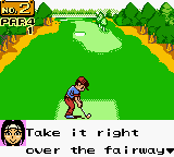 in the tournament mode all your opponents are now said to be robots although i don't think you see themyour caddy is this human girl who is sick of their bullshit