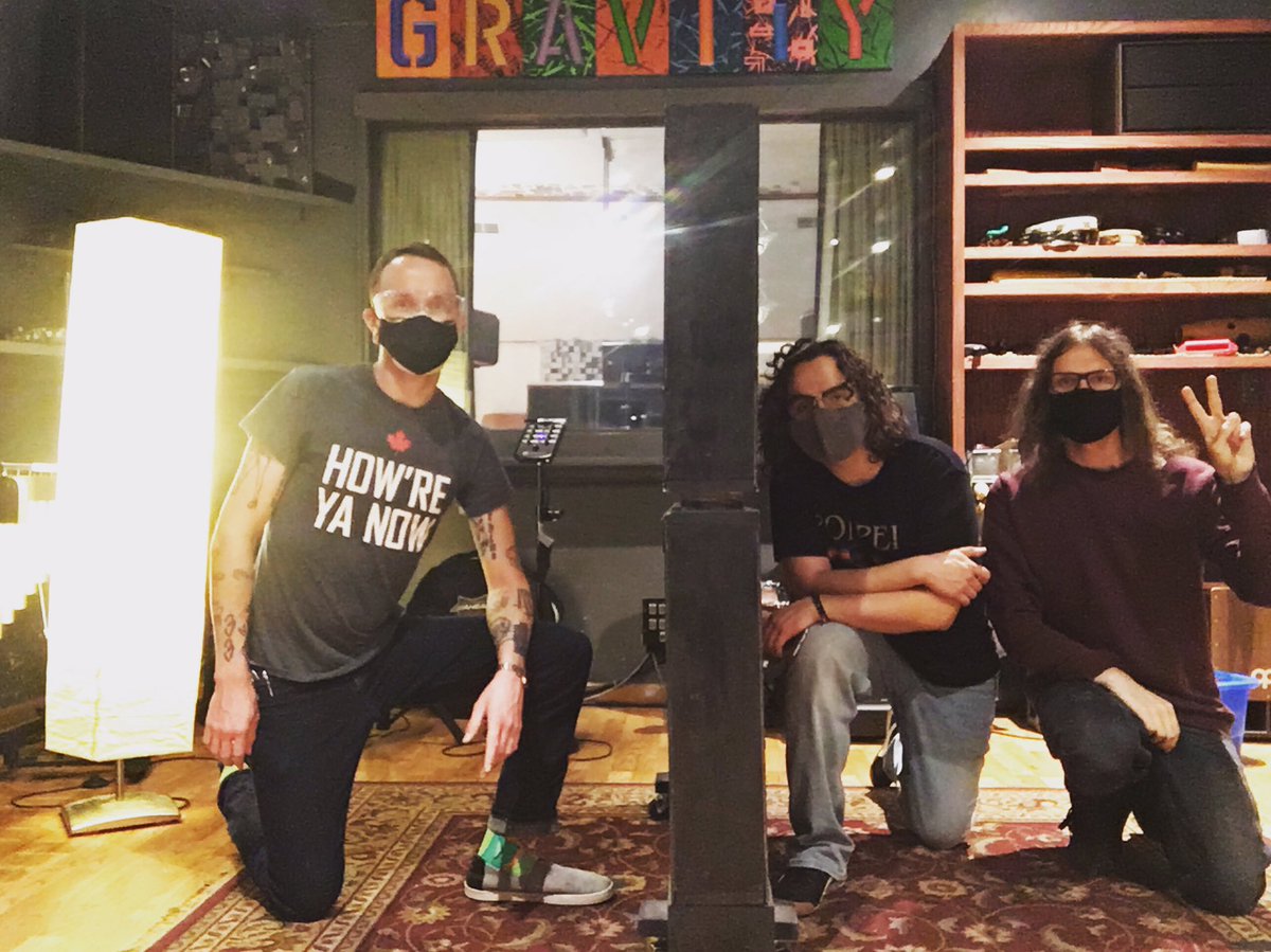 Well that’s a wrap! 11/12 songs in 2 days! An hour and 36-ish minutes of drums tracked in about 7 hours (give or take). So incredibly proud of <a href="/williamdaboi/">william candelario</a> . Such an incredible drummer who gave his all to track such incredible performances on this record.

@gravitystudios