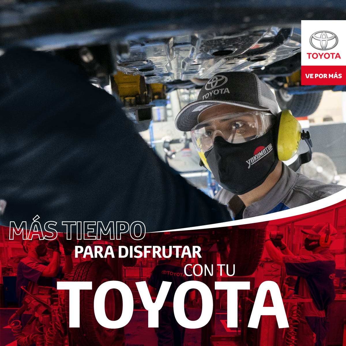 ¡El mantenimiento express para tu #Toyota dura solo 60 minutos! Programa tu cita de taller en yokomotor.com.co y prepárate para viajar más tranquilo en tu vehículo.