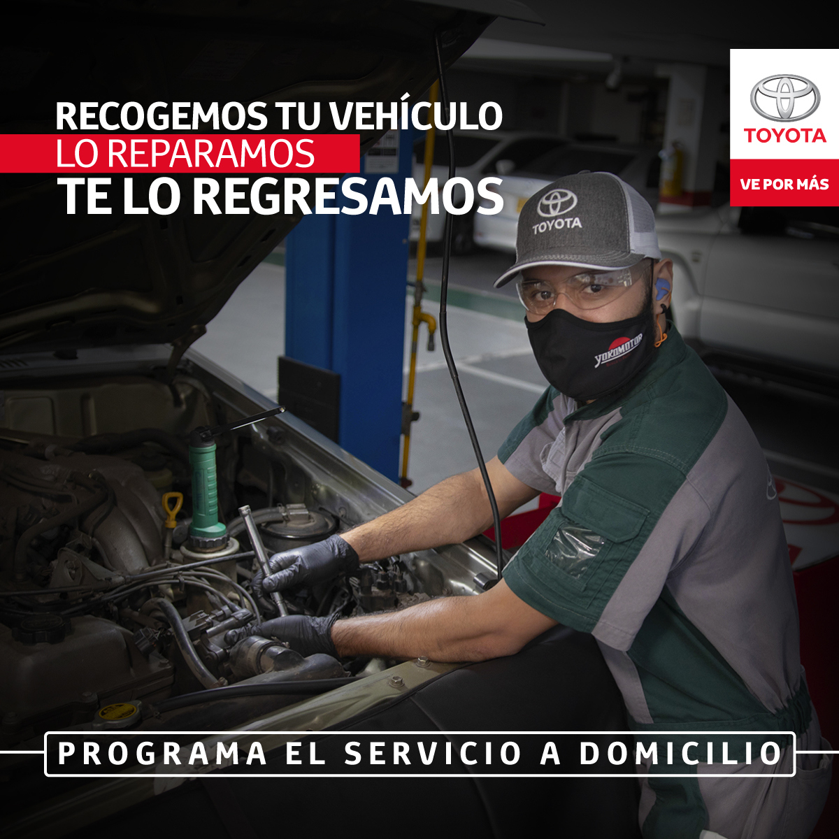 En #Yokomotor sabemos que tu tiempo y tu seguridad son primero, por eso te brindamos servicio de recogida de tu #Toyota: Lo recogemos, realizamos el procedimiento para el que esté programado y te lo regresamos. Agenda tu cita de taller en yokomotor.com.co