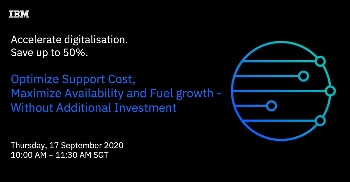 phimsiri_m's tweet photo. To succeed in the new normal, your organisation has to rapidly enable a digital core. With #IBM, you can accelerate digitalisation while saving up to 50% in software support contracts. To find out more, join the #IBMDigitalEvent https://t.co/B4mSK20Plr #IBMServices https://t.co/LbA5xmILZN